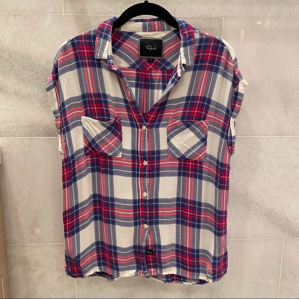 Rails Super soft, rolled short-sleeve small